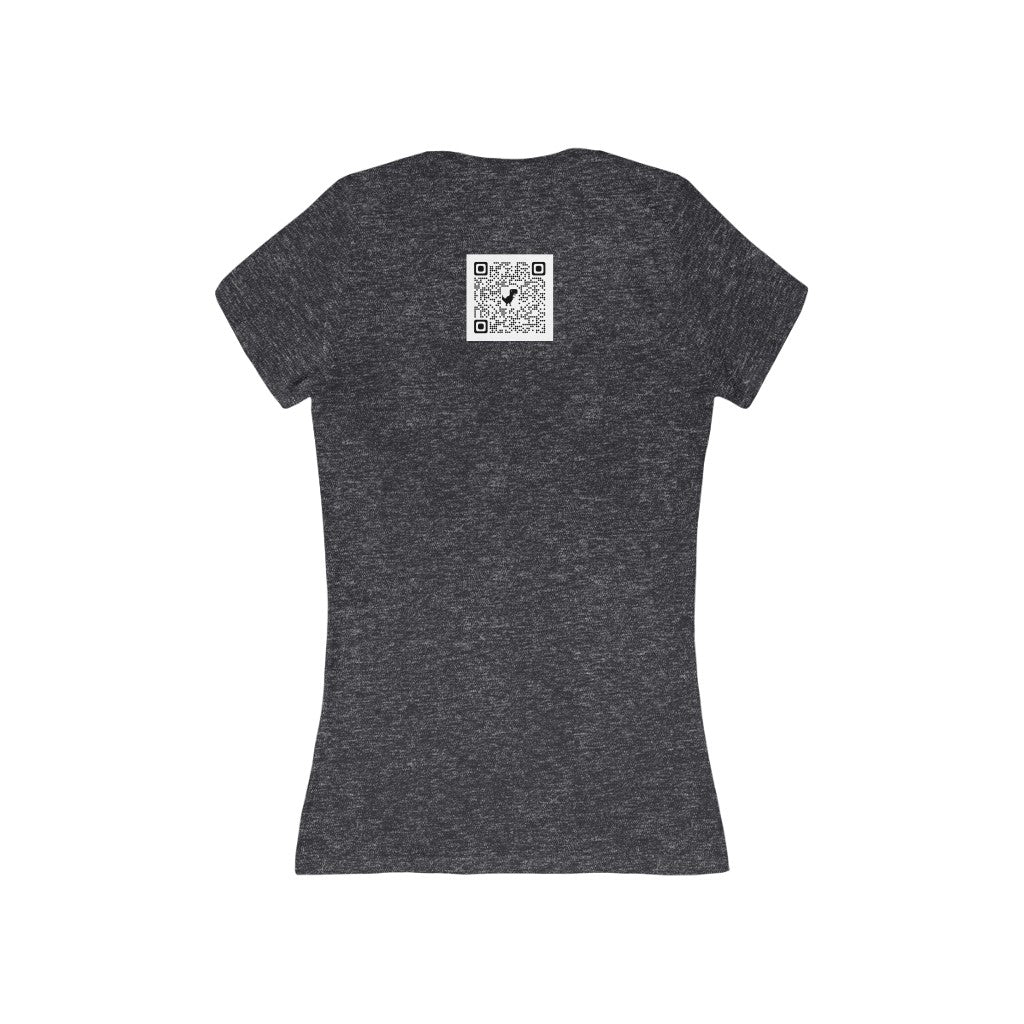 Women's Jersey Short Sleeve Deep V-Neck Tee