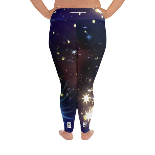 All-Over Print Plus Size Leggings