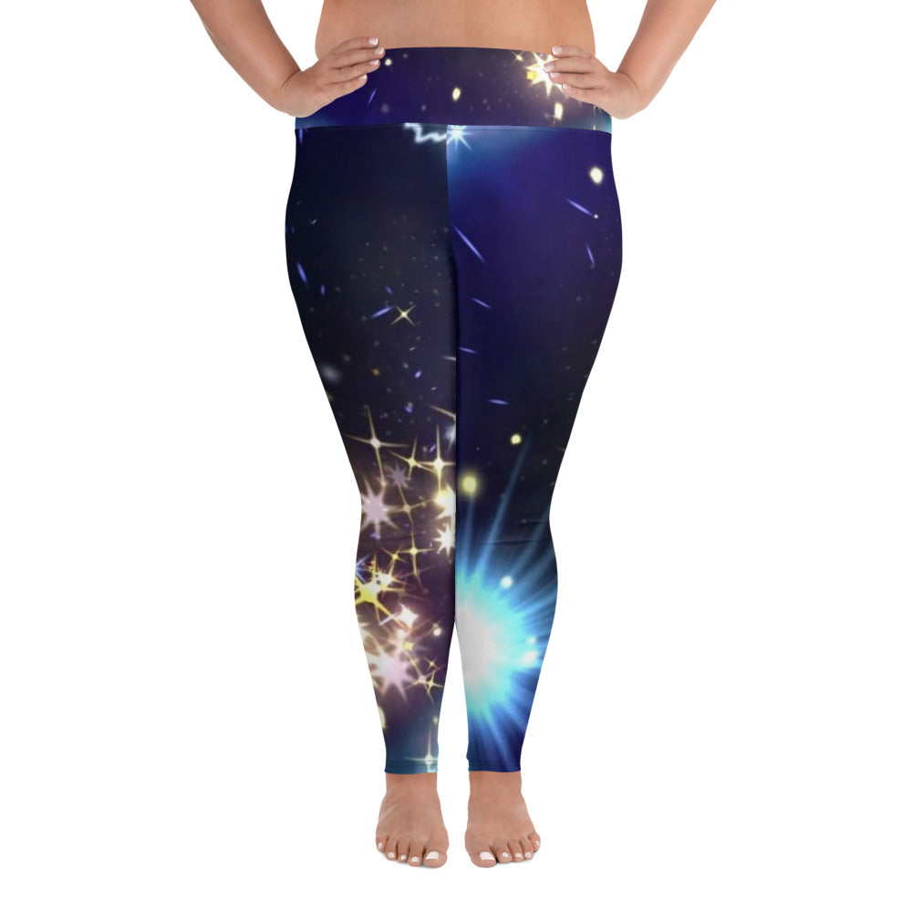 All-Over Print Plus Size Leggings