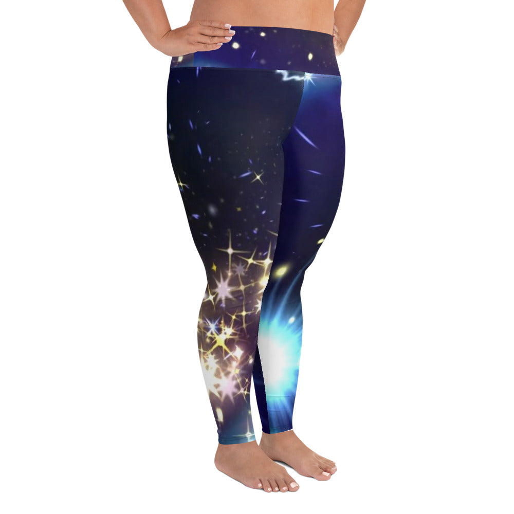 All-Over Print Plus Size Leggings