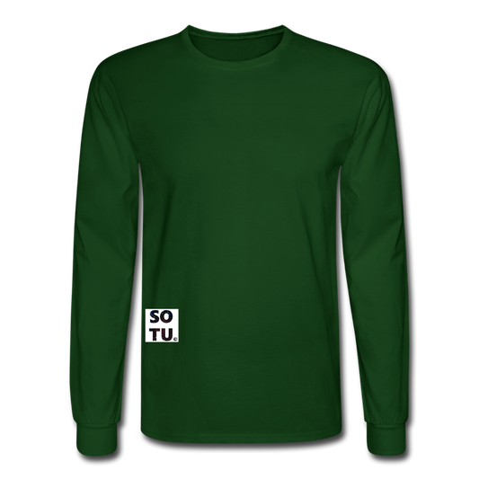 Men's Long Sleeve T-Shirt - forest green