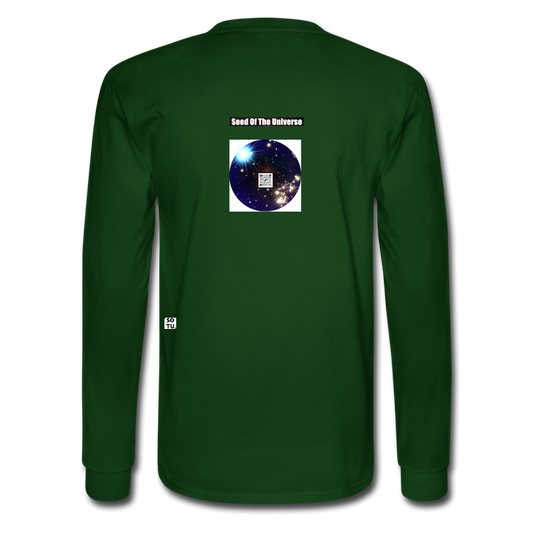 Men's Long Sleeve T-Shirt - forest green