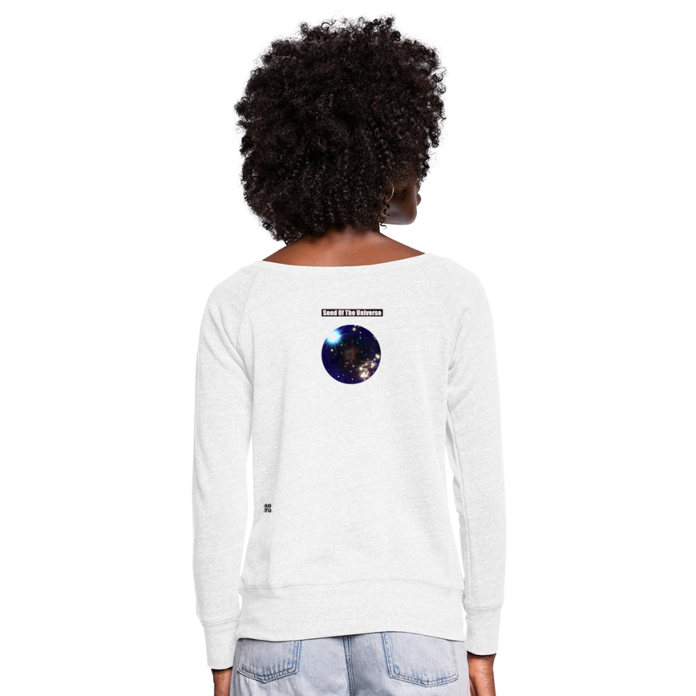 Women's Wideneck Sweatshirt - white